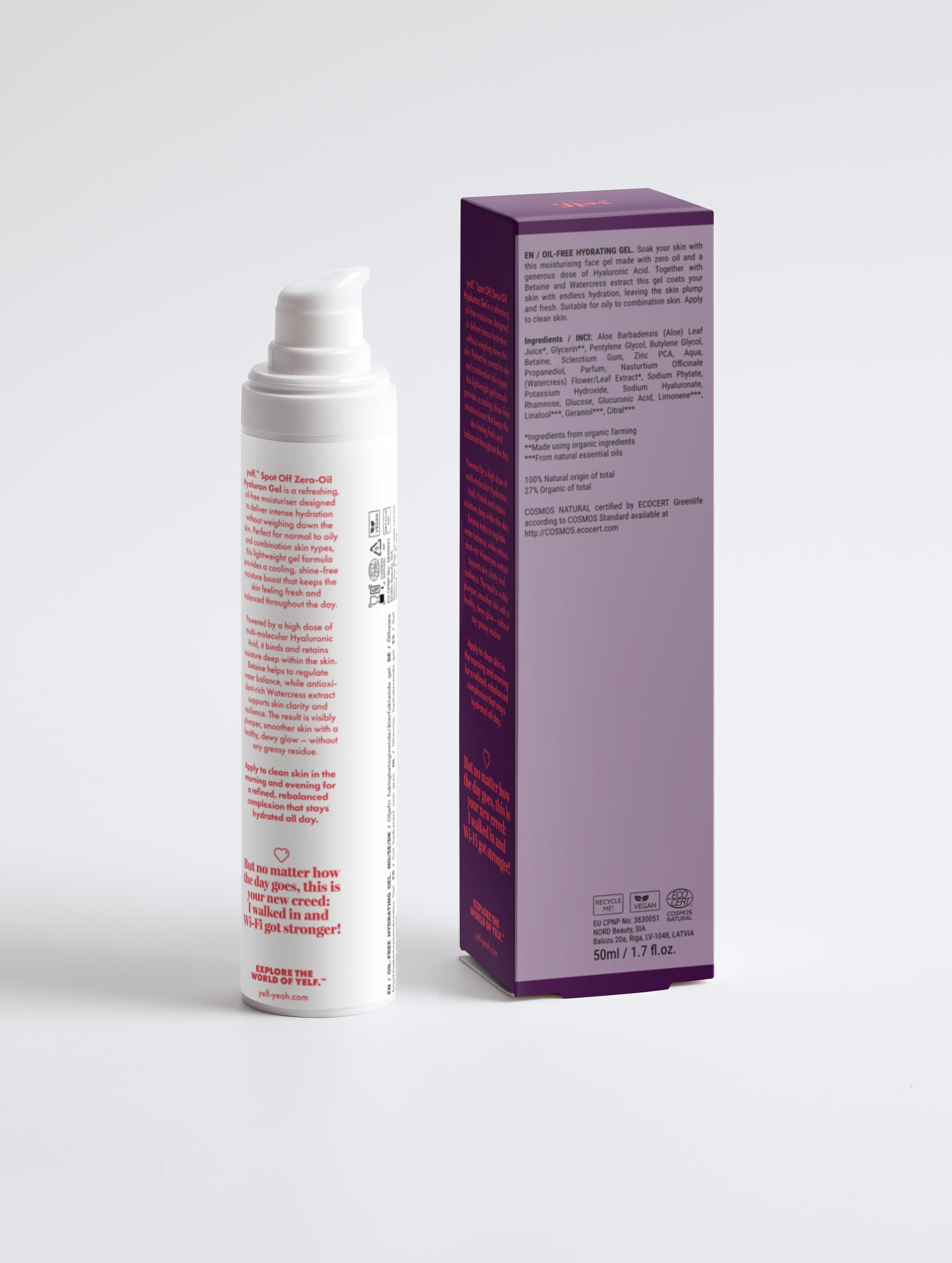 Zero-Oil Hyaluron Gel